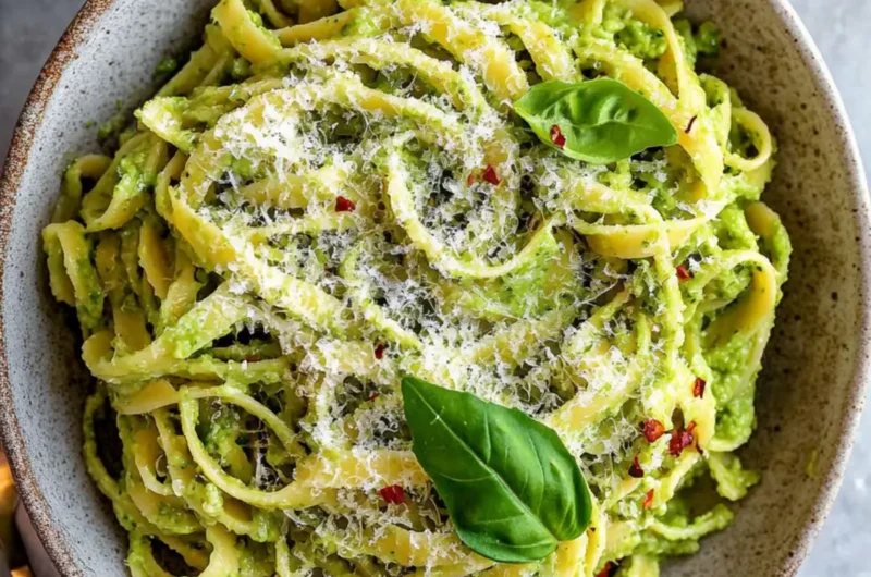 Avocado Pesto Pasta