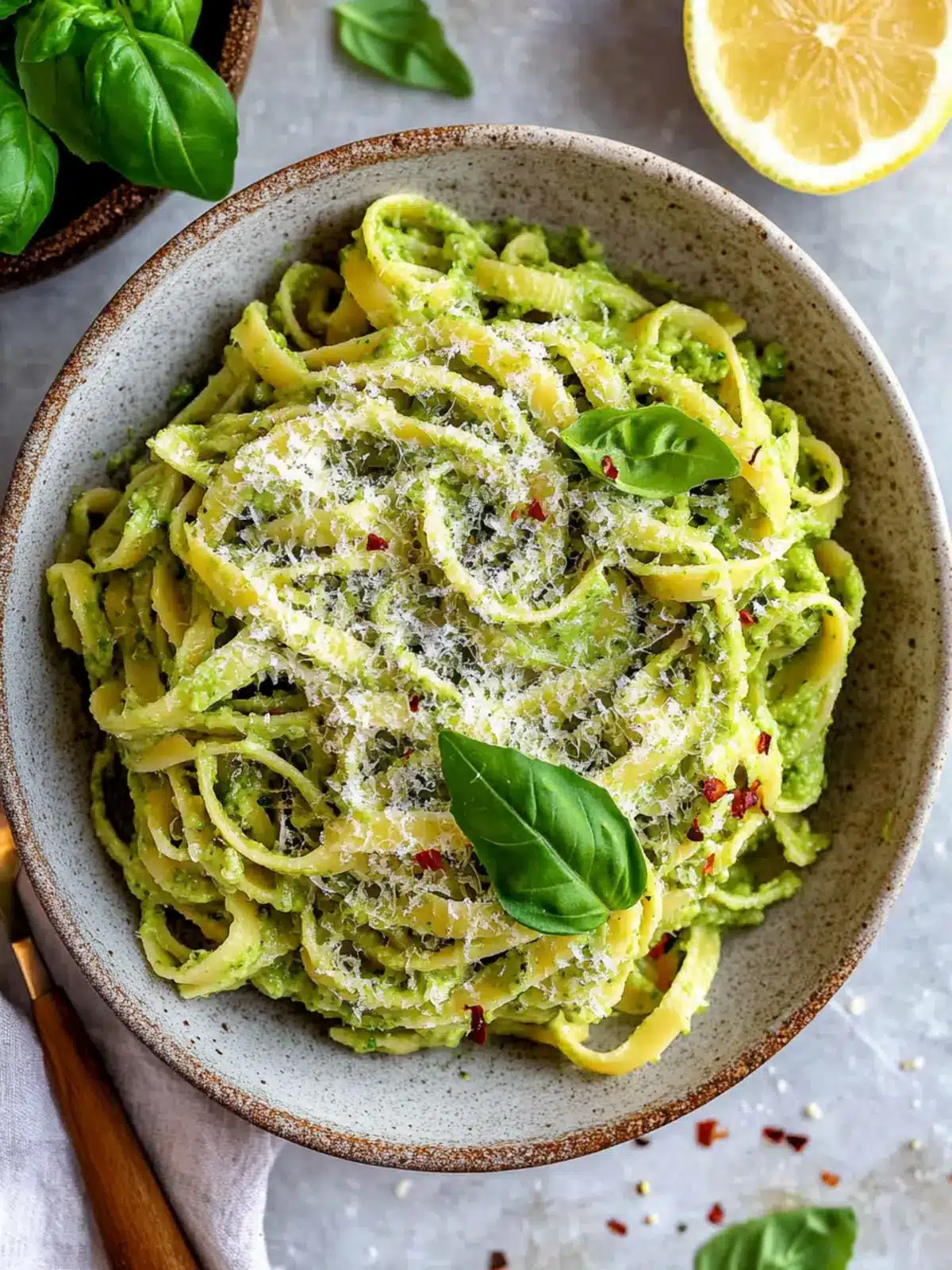 Avocado Pesto Pasta