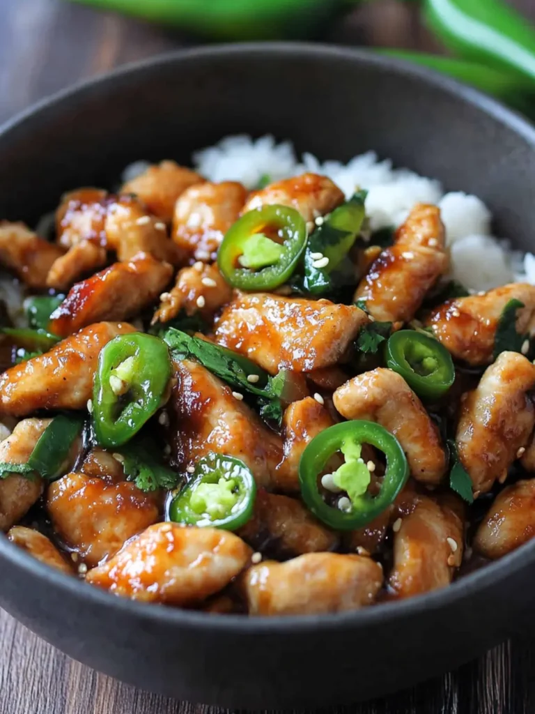Sizzle Up Flavor with Asian Jalapeno Chicken Stir-Fry 3 Asian Jalapeno Chicken