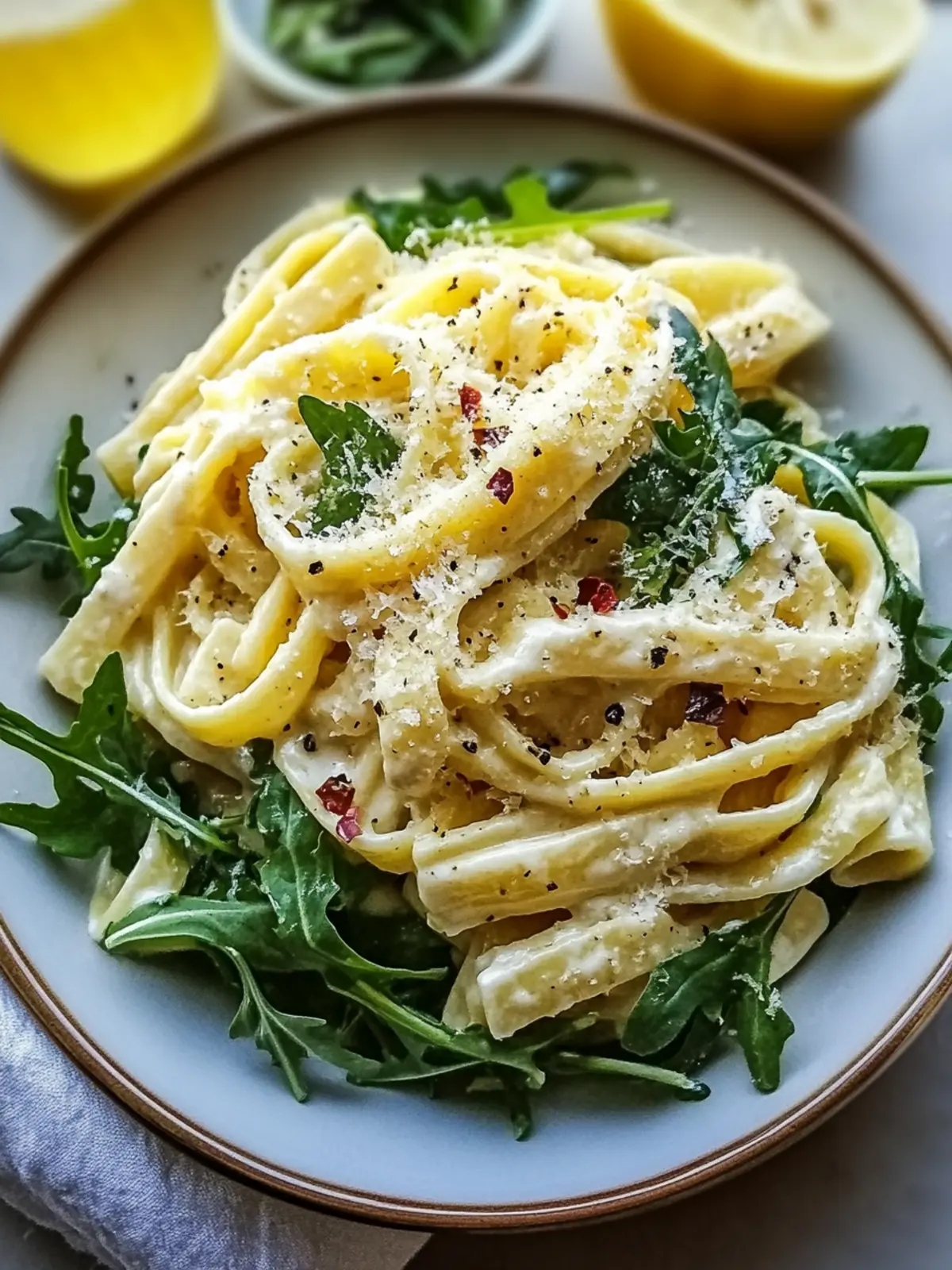 Stanley Tucci’s Creamy Lemon Ricotta Pasta with Arugula Bliss 2 Stanley Tucci’s Creamy Lemon Ricotta Pasta with Arugula