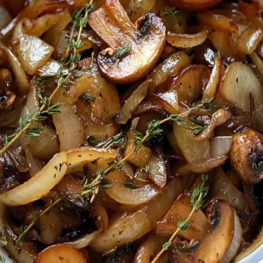 Caramelized Onions and Mushrooms with Thyme: Pure Comfort Food 10 Caramelized Onions and Mushrooms with Thyme