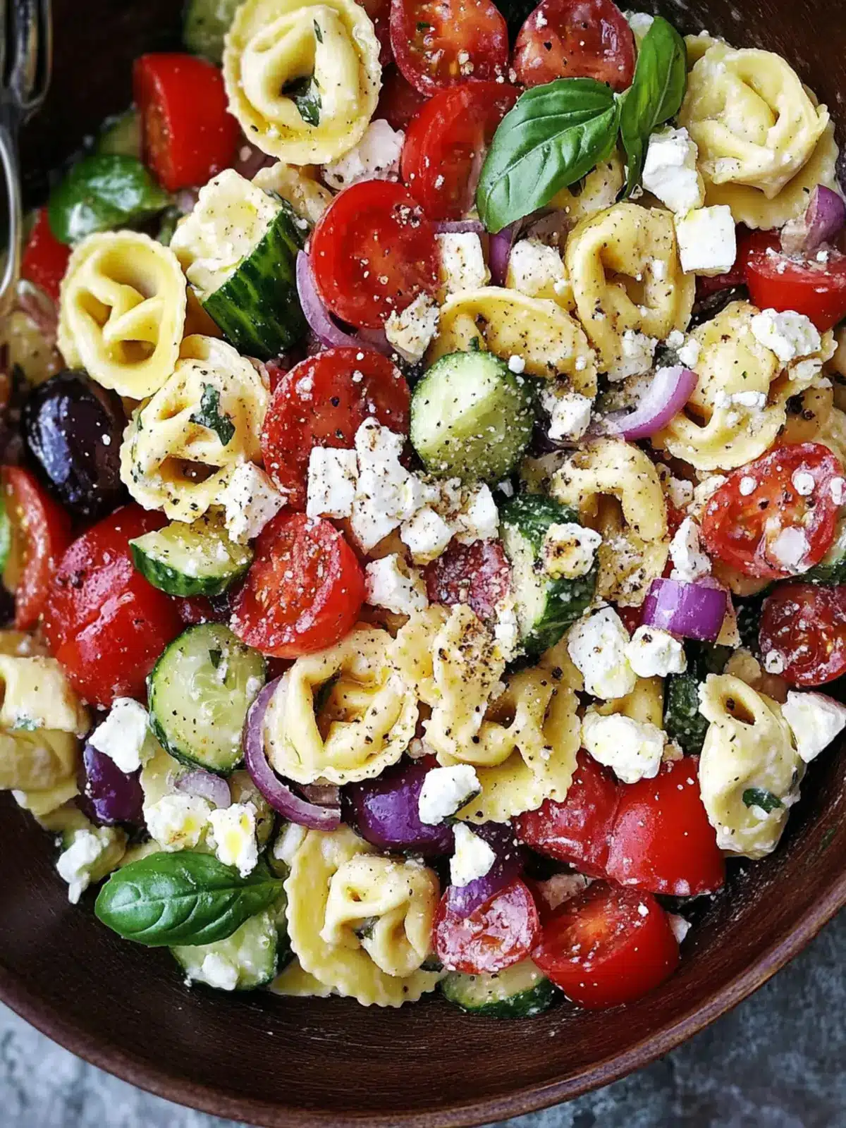 Zesty Greek Tortellini Salad for Fresh Flavor Lovers 4 Greek Tortellini Salad