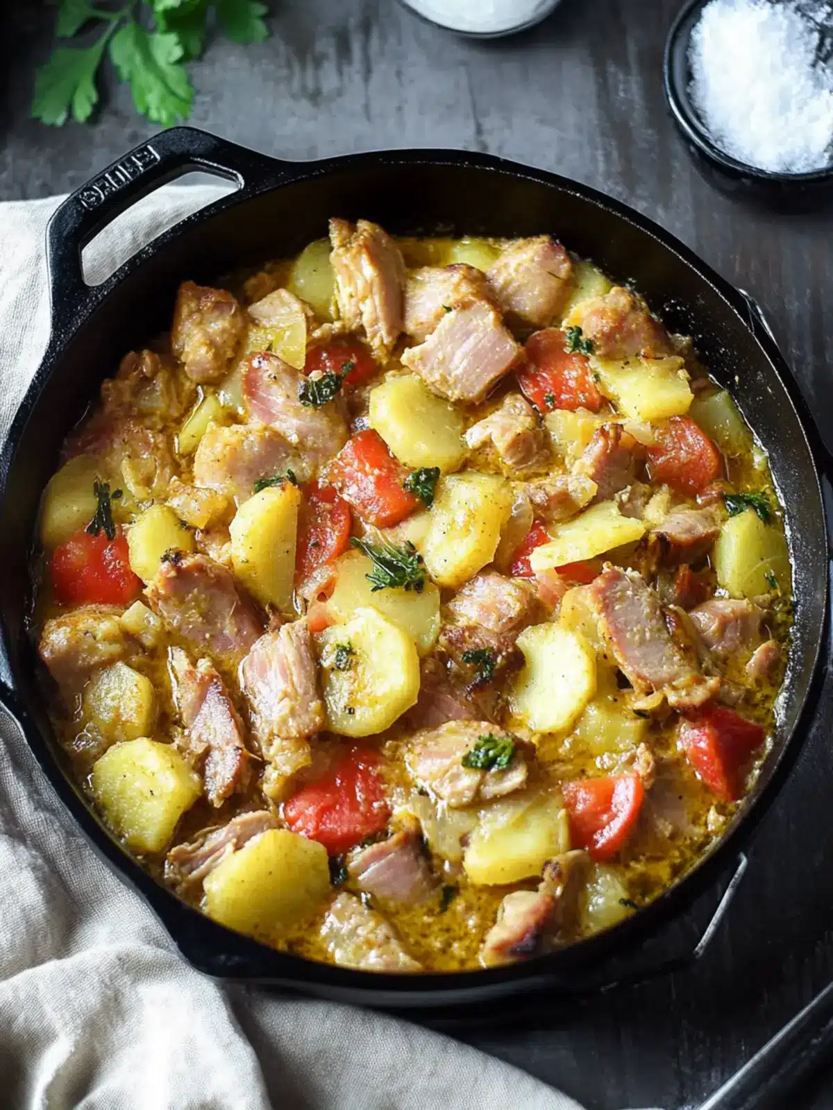 Savory Cast Iron Cuban Pork Casserole to Satisfy Cravings 3 Cast Iron Cuban Pork Casserole