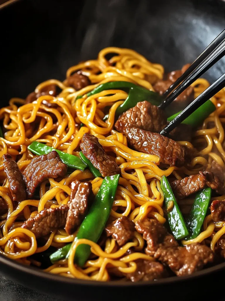 Savory Beef Lo Mein Ready in Just 20 Minutes for Dinner 2 Beef Lo Mein