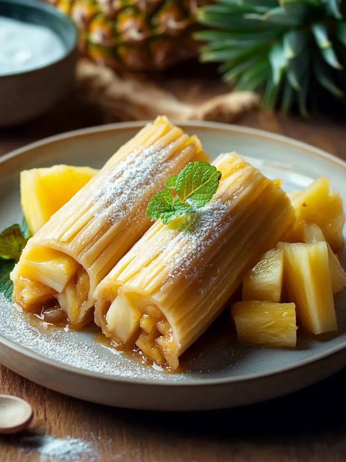 Sweet Pineapple Tamales