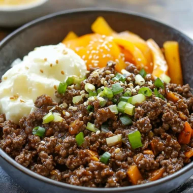 Easy Ground Beef Bulgogi