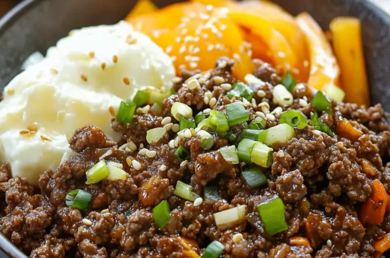 Easy Ground Beef Bulgogi