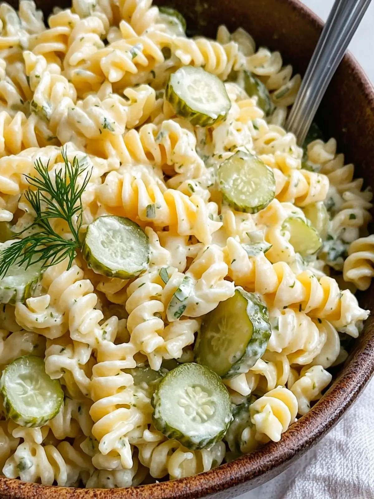Creamy Dill Pickle Pasta Salad for Refreshing Summer Fun 4 Dill Pickle Pasta Salad