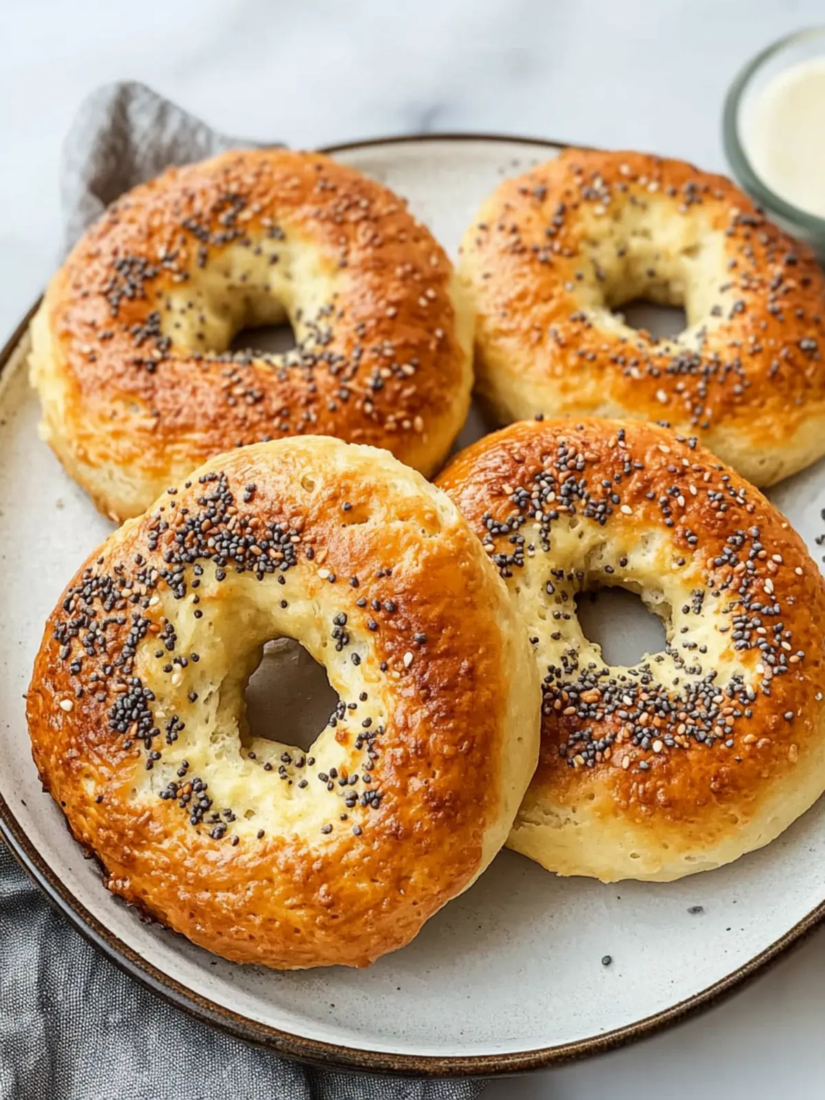 Easy 3 Ingredient Protein Bagels for Effortless Mornings 4 3 Ingredient Protein Bagels