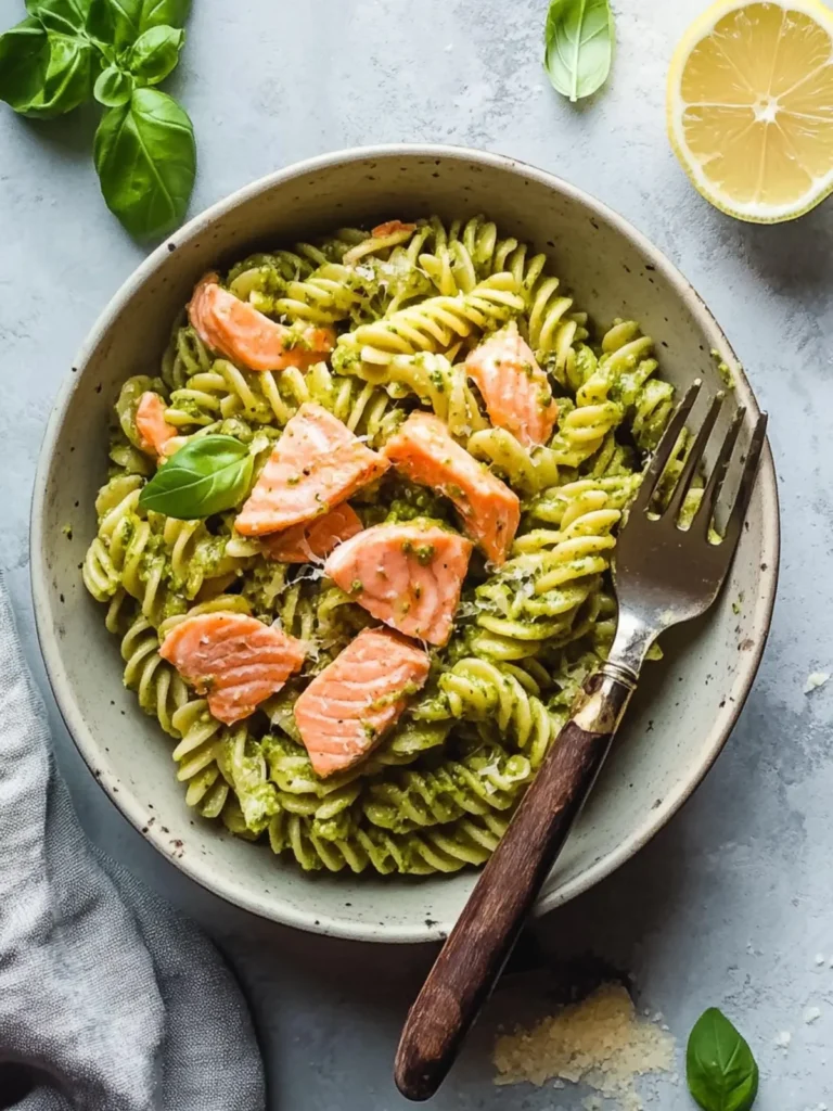 Savory Salmon Pesto Pasta: Your Quick, Healthy Weeknight Win 4 Salmon Pesto Pasta