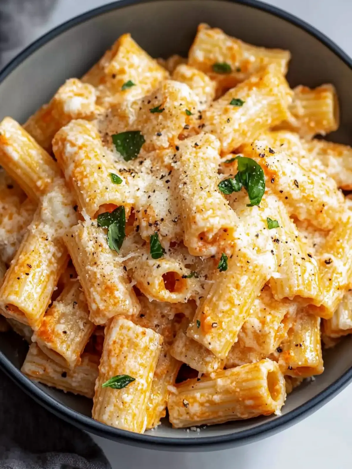 Creamy Cottage Cheese Rigatoni: A Healthy Twist on Pasta 5 Cottage Cheese Rigatoni