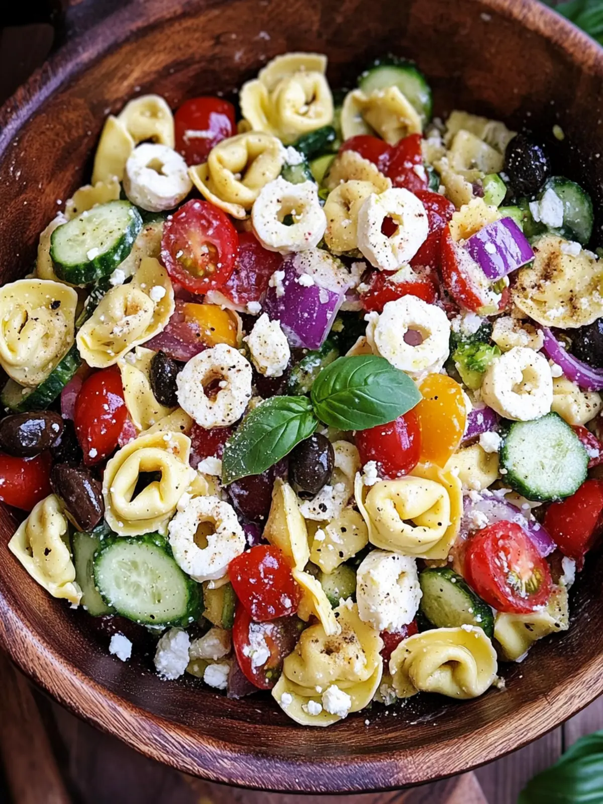 Zesty Greek Tortellini Salad for Fresh Flavor Lovers 2 Greek Tortellini Salad