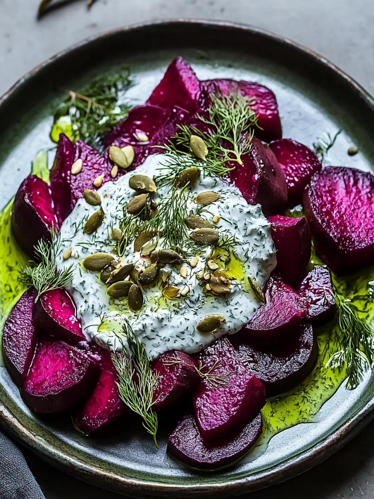 Roasted Beets with Dill Cream: A Healthy, Vibrant Treat 3 Roasted beets with dill cream