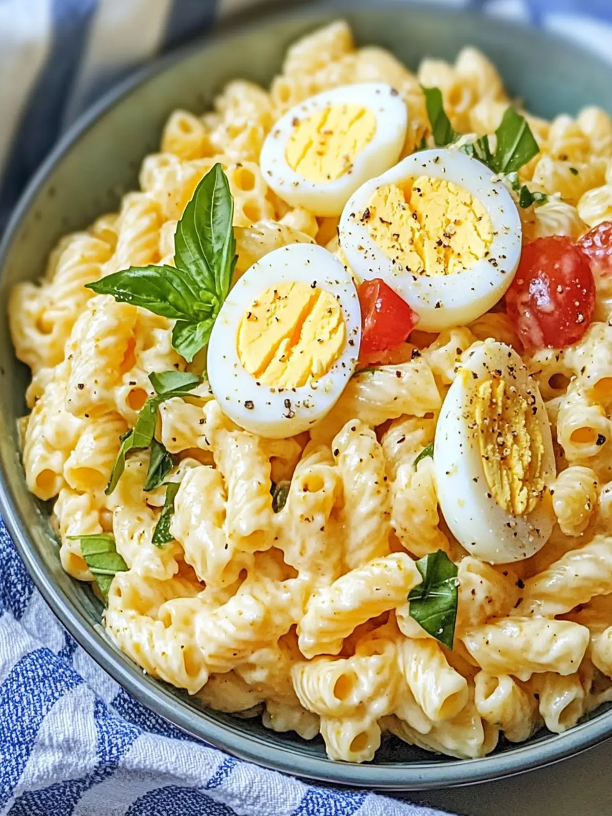 Deviled Egg Pasta Salad that Dazzles at Every Gathering 4 Deviled Egg Pasta Salad