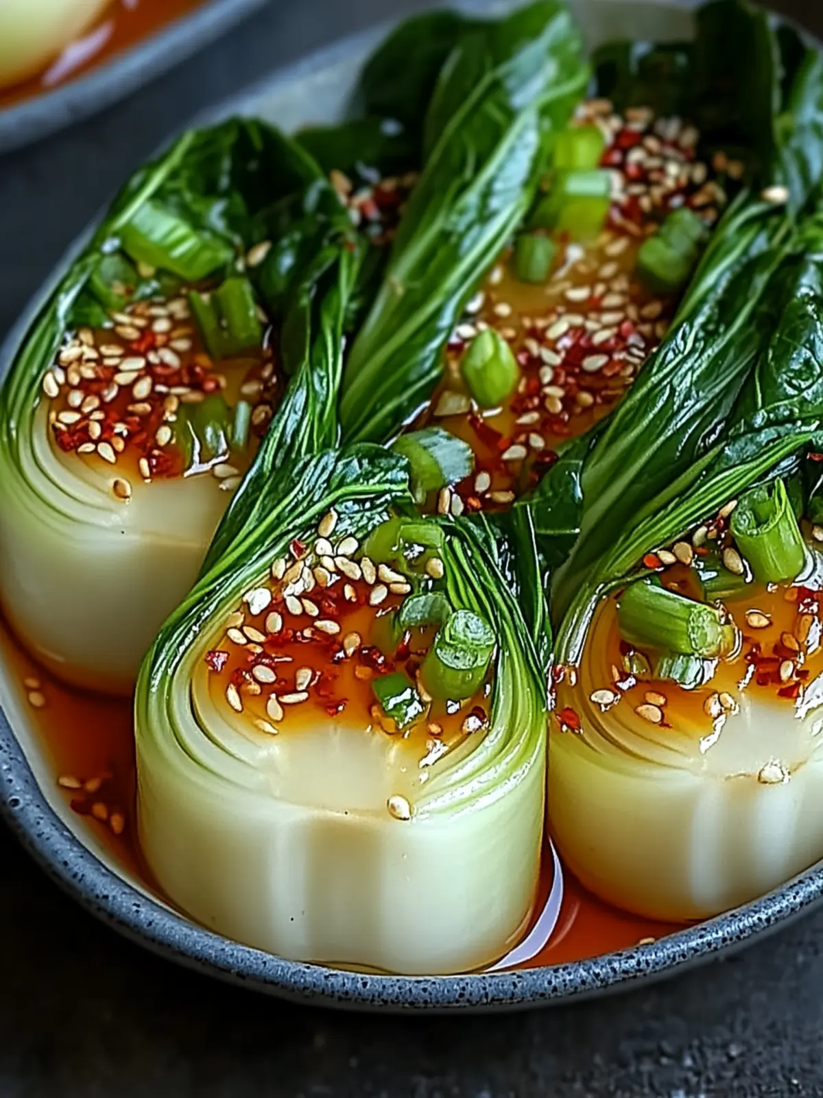 Spicy Bok Choy with Ginger Chili Sauce in Under 15 Minutes 4 Bok Choy with Ginger Chili Sauce