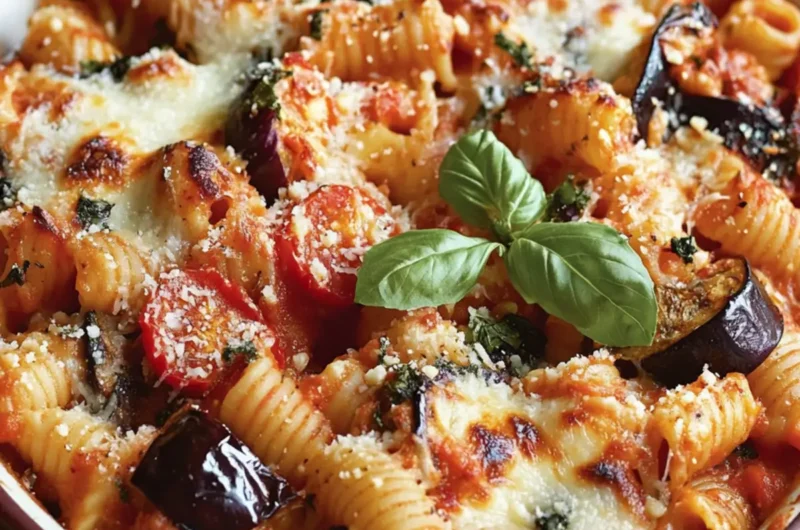 Ina Garten’s Baked Pasta with Tomatoes and Eggplant