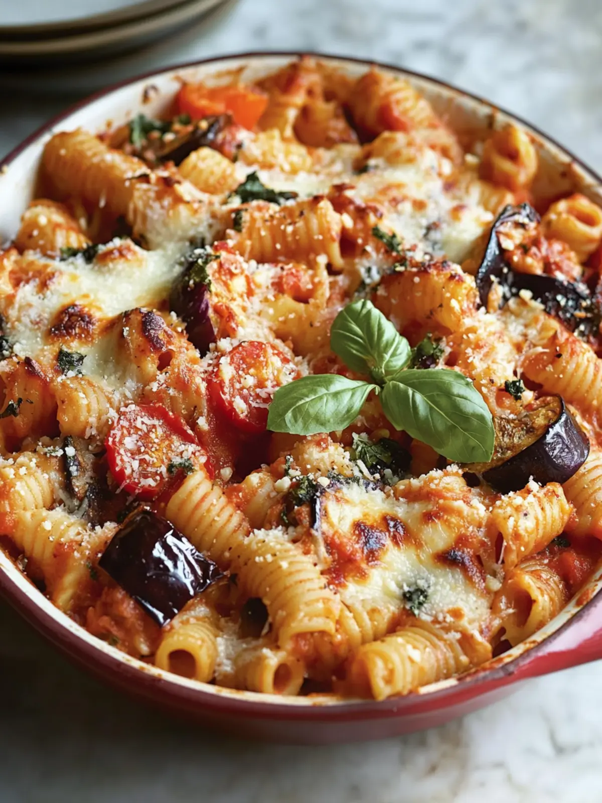 Ina Garten’s Baked Pasta with Tomatoes and Eggplant Delight 5 Ina Garten’s Baked Pasta with Tomatoes and Eggplant