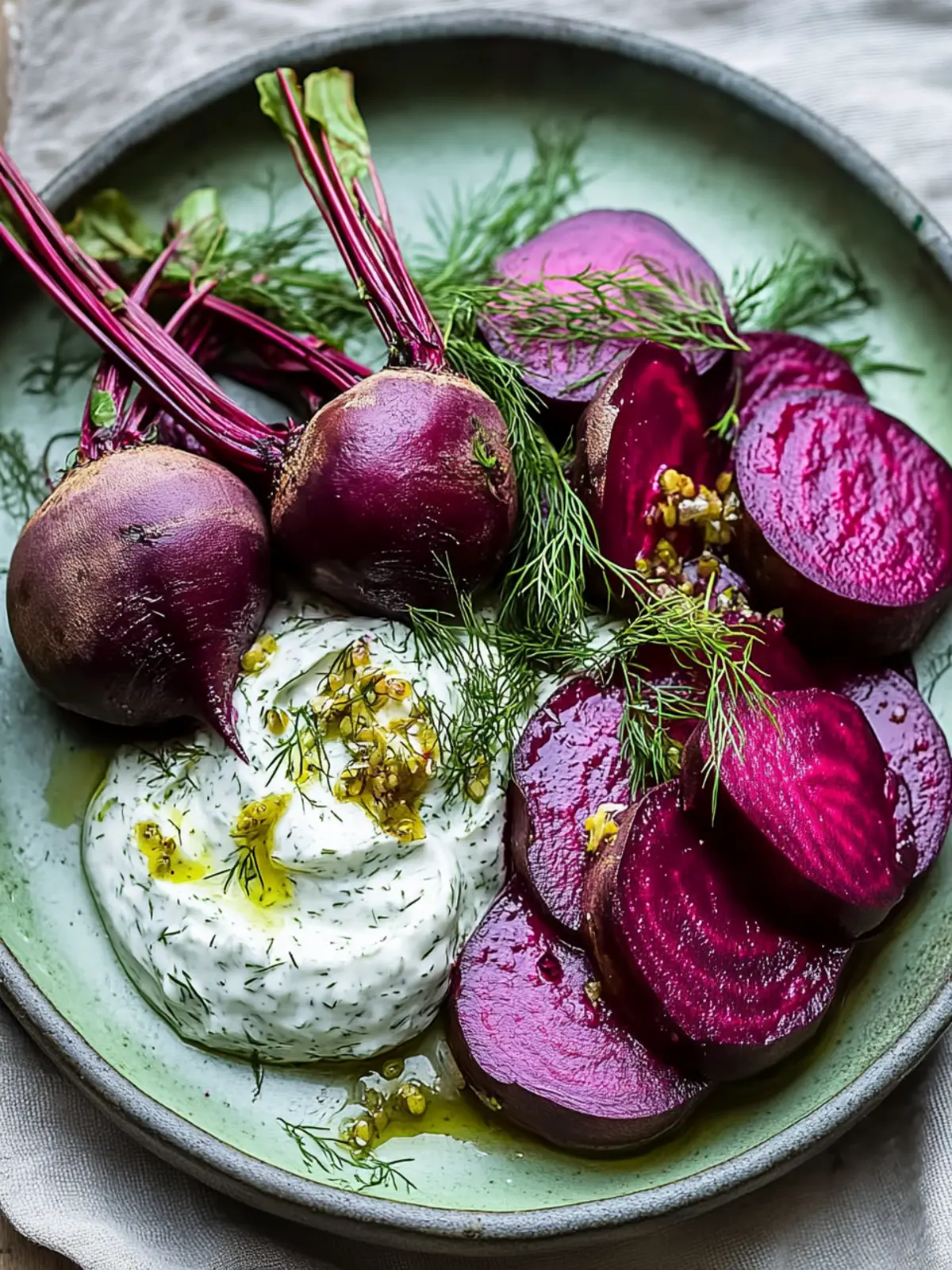 Roasted Beets with Dill Cream: A Healthy, Vibrant Treat 5 Roasted beets with dill cream
