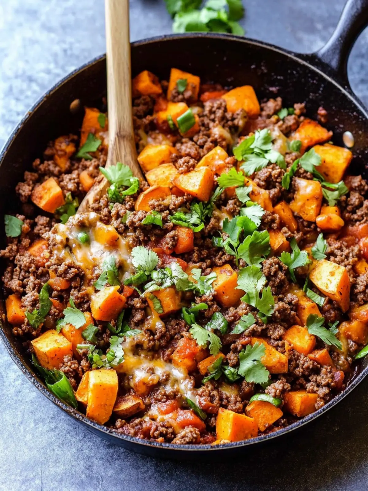 Savory Southwest Ground Beef and Sweet Potato Skillet Delight 2 Southwest Ground Beef and Sweet Potato Skillet