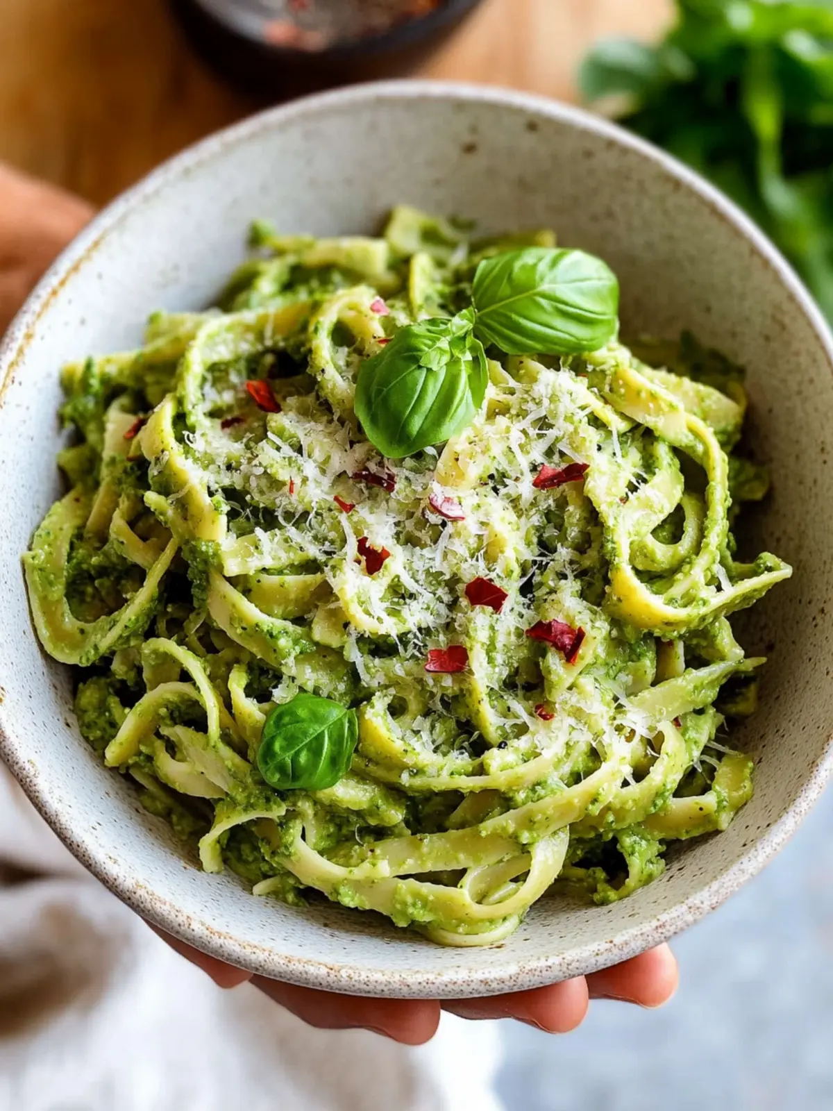 Avocado Pesto Pasta