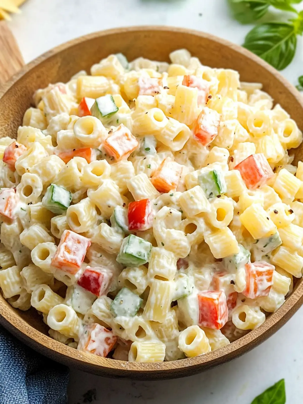 Creamy Ditalini Pasta Salad