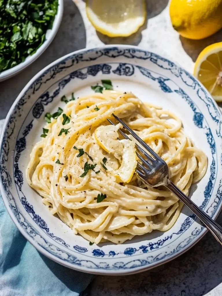 Creamy Lemon Pasta: Quick, Zesty Comfort for Busy Nights 3 Creamy Lemon Pasta