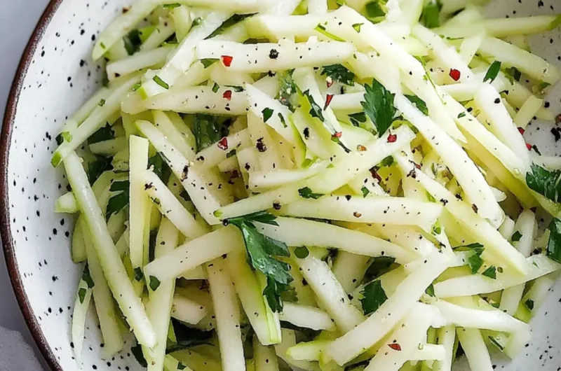 Jicama and Green Apple Slaw