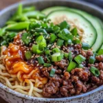 Delicious Korean Ground Beef Bulgogi Noodle Bowl Under 30 Minutes 13 Korean Ground Beef Bulgogi Noodle Bowl
