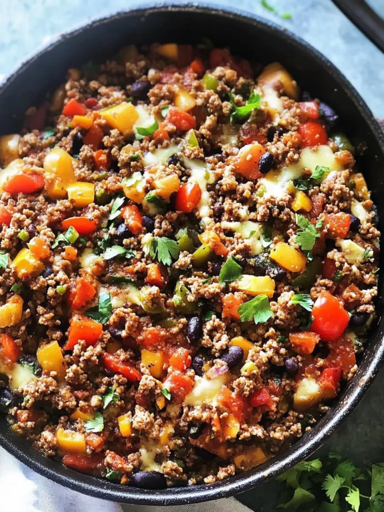 Deliciously Quick Ground Beef Dinner Skillet for Busy Nights 2 Ground Beef Dinner Skillet
