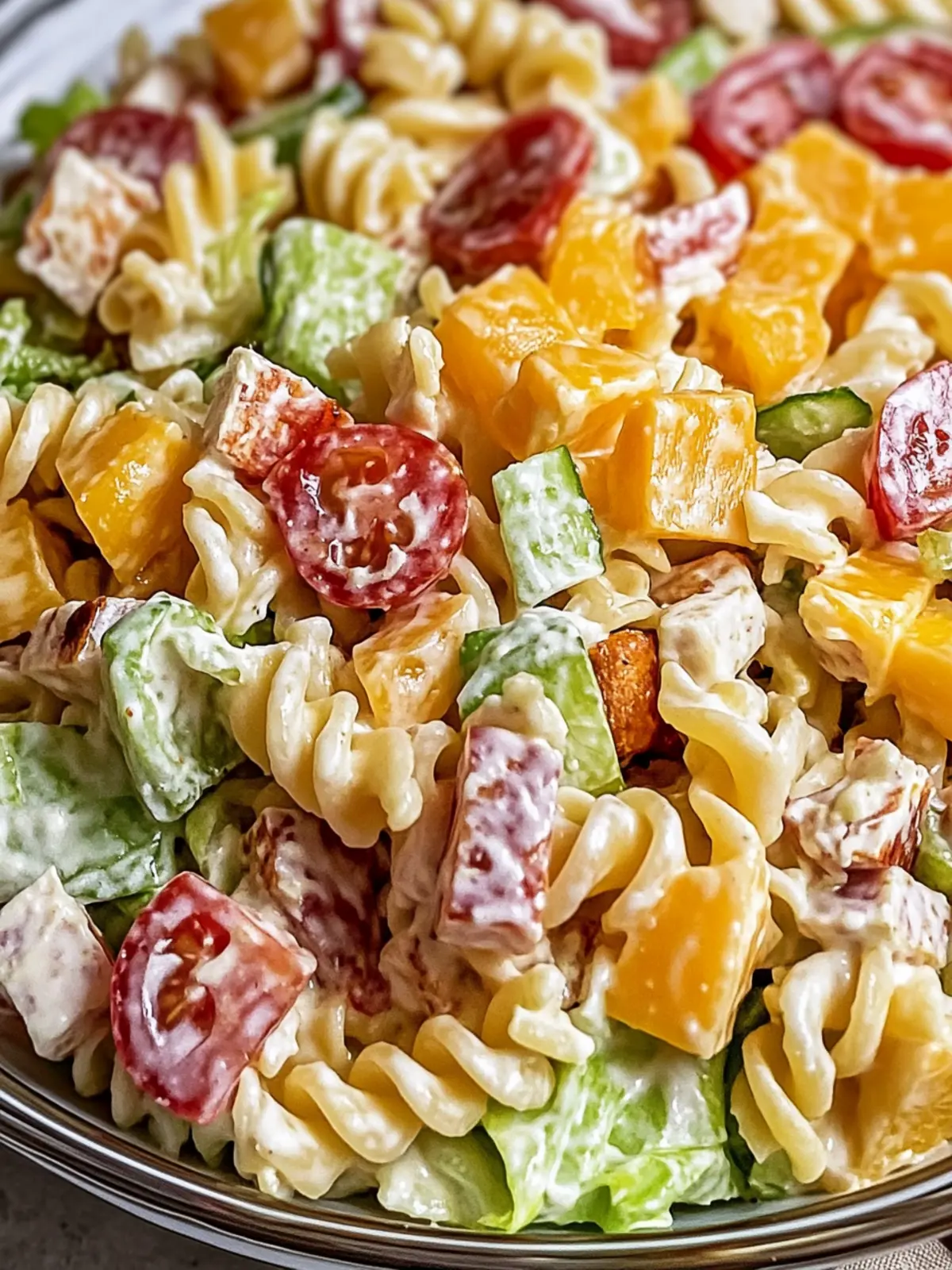 Club Sandwich Pasta Salad