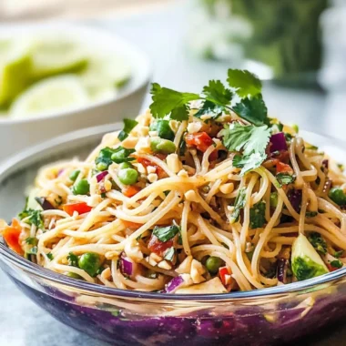 Thai Spaghetti Salad