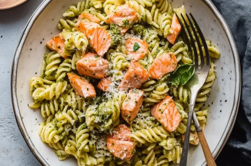 Salmon Pesto Pasta