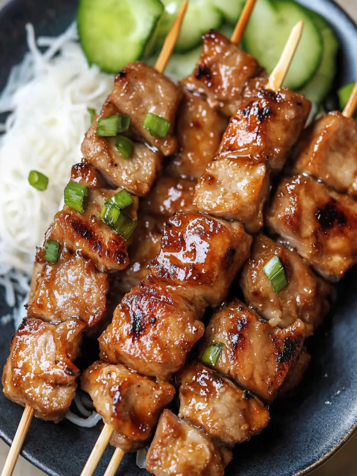 Delicious Asian Pork Skewers You'll Want to Make Tonight! 4 Asian Pork Skewers