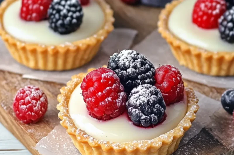 Coconut Tarts with Berries
