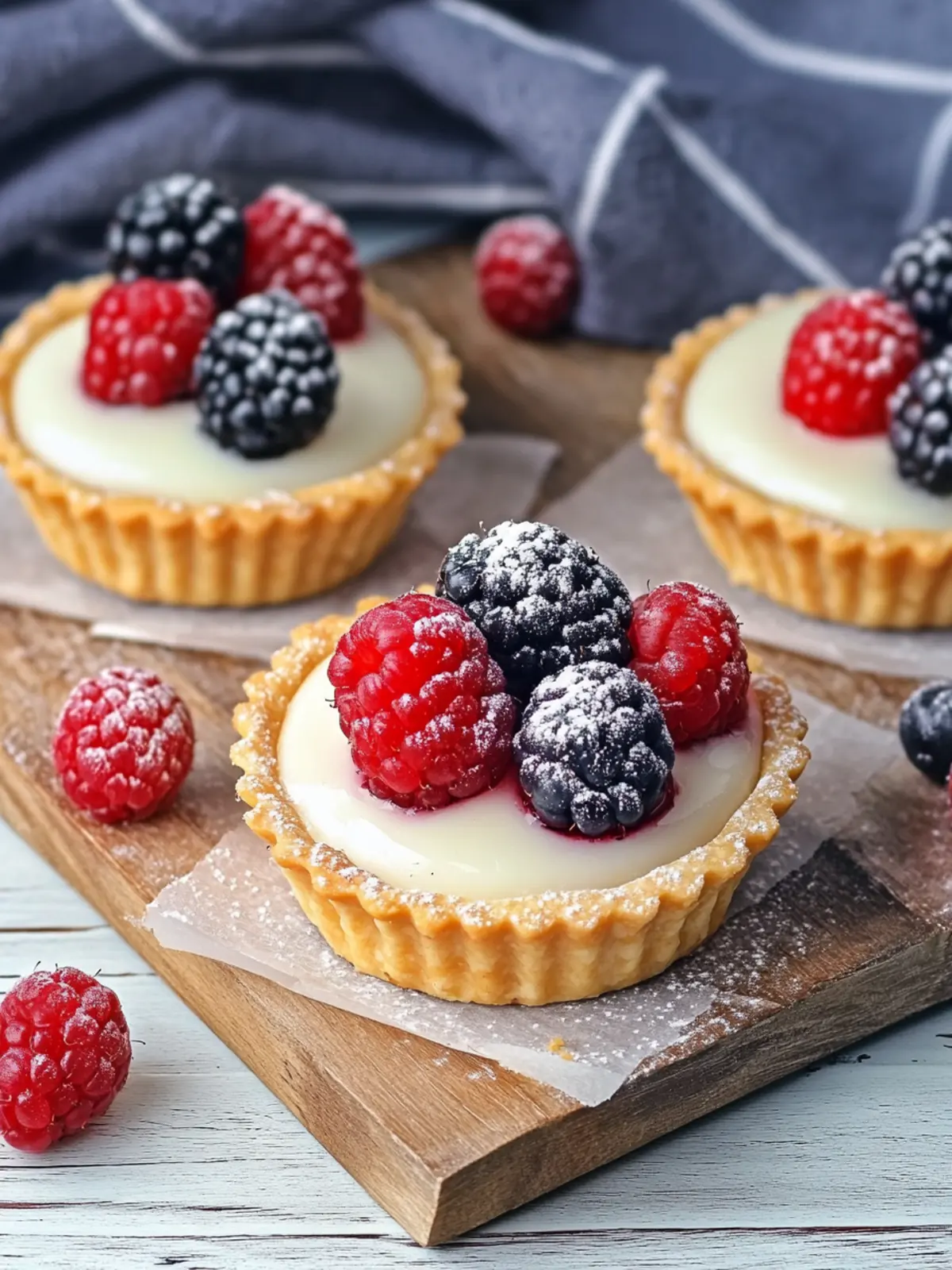 Coconut Tarts with Berries – A Refreshing No-Bake Delight 5 Coconut Tarts with Berries