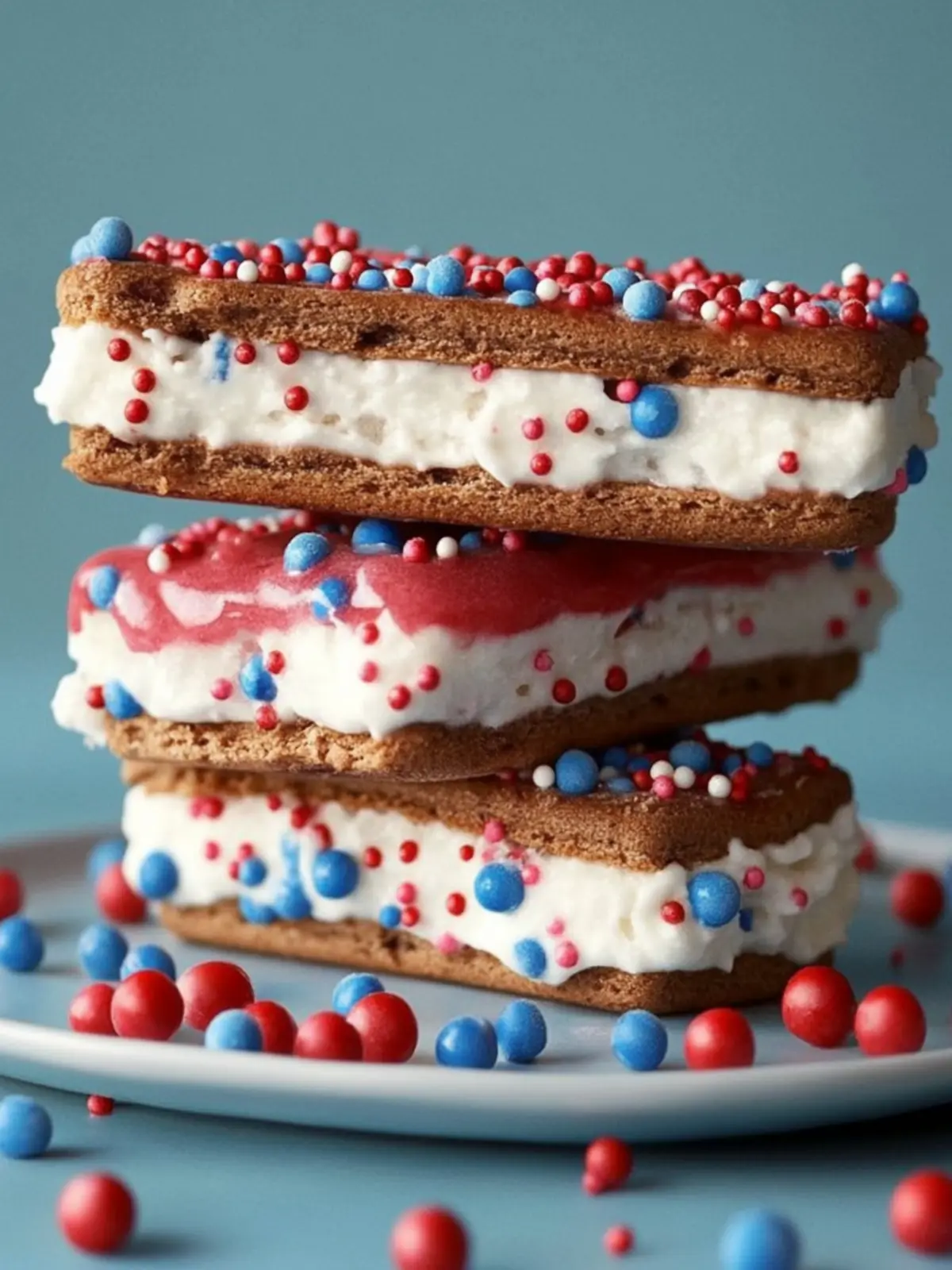 Festive 4th of July Ice Cream Sandwiches to Chill Your Summer 3 4th of July Ice Cream Sandwich