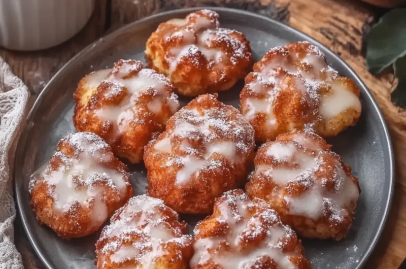 Baked Cinnamon Apple Fritters
