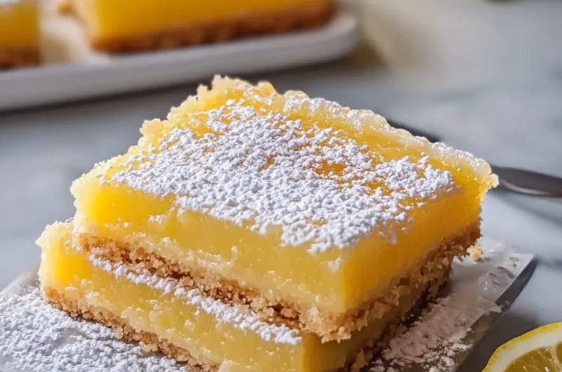 Two-Ingredient Lemon Bars