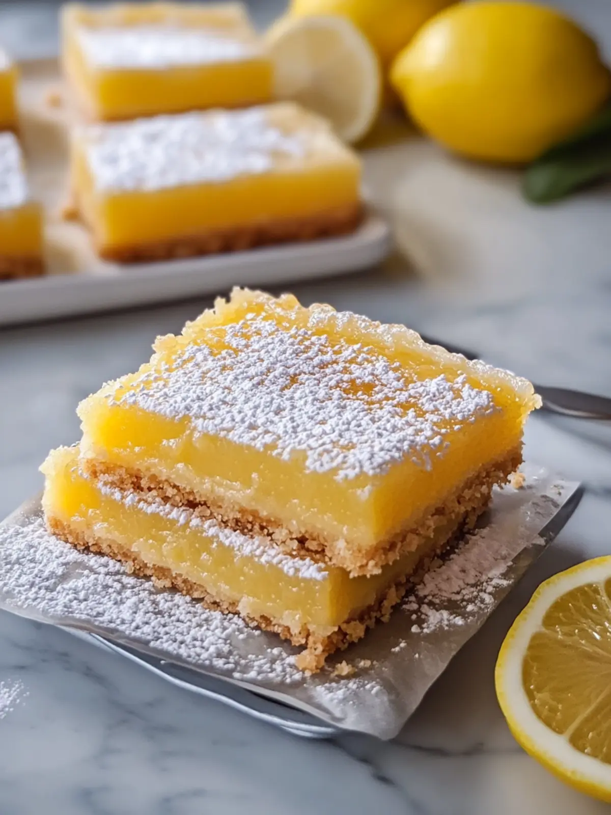 Delicious Two-Ingredient Lemon Bars You Can’t Resist 5 Two-Ingredient Lemon Bars