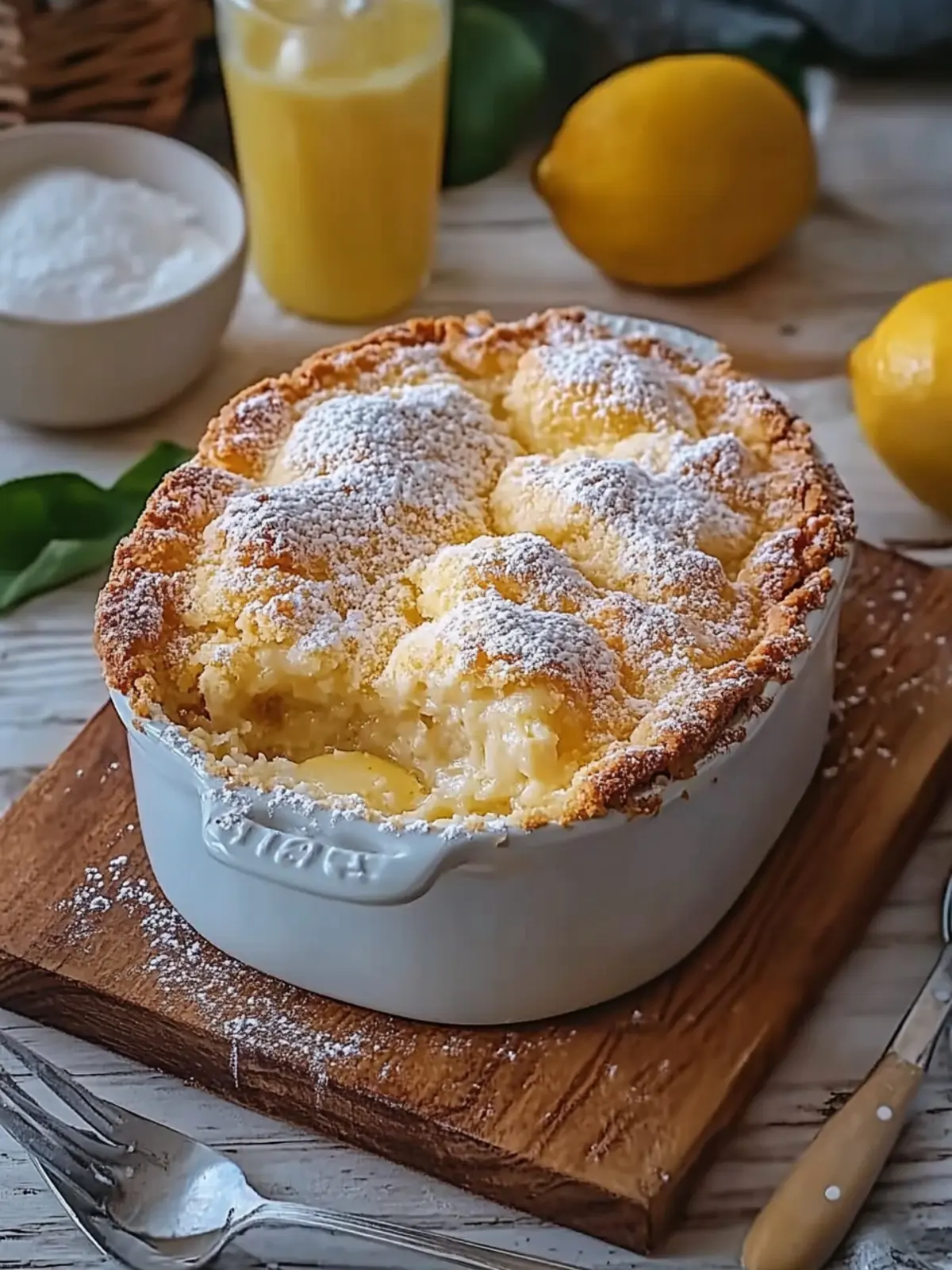 Easy Magic Lemon Cobbler That Brightens Any Day 5 Magic Lemon Cobbler