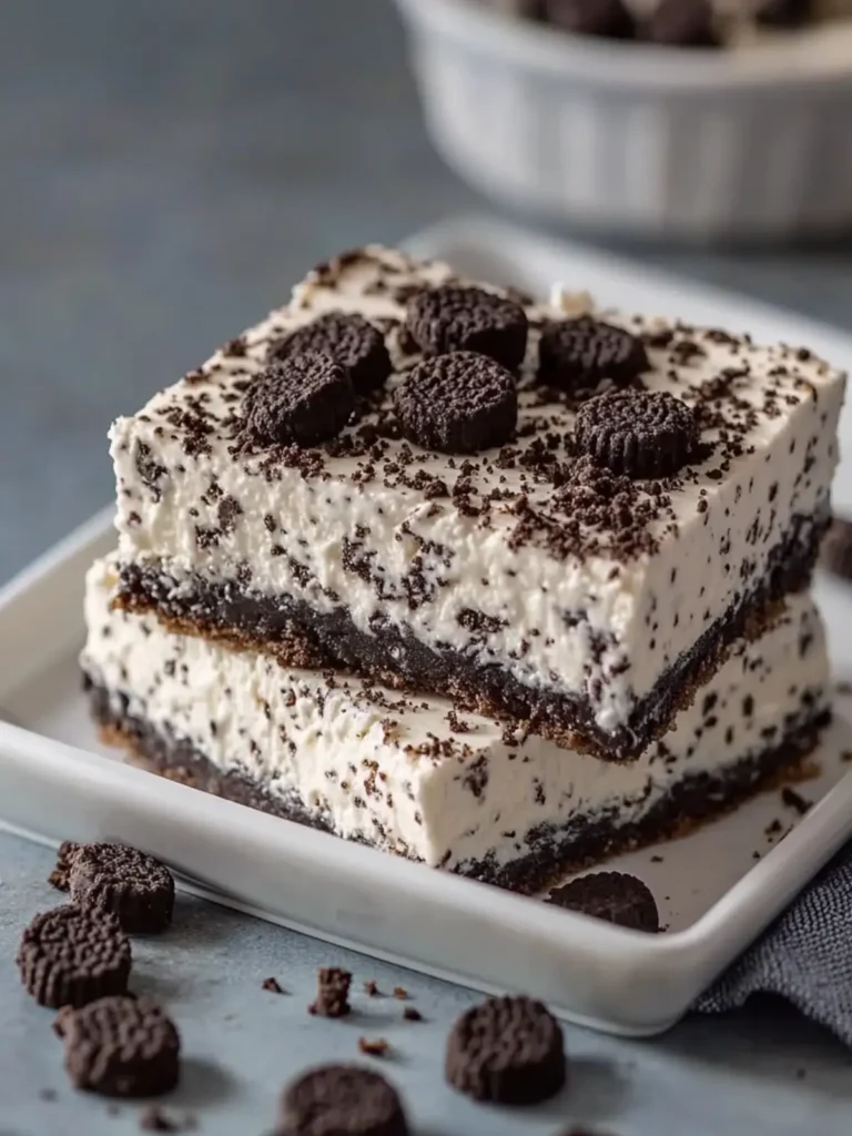 Irresistible No-Bake Cookies and Cream Cheesecake Bars 4 No-Bake Cookies and Cream Cheesecake Bars