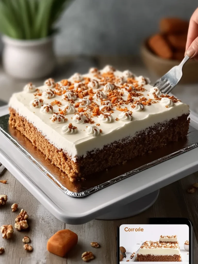 Carrot Cake Sheet Cake