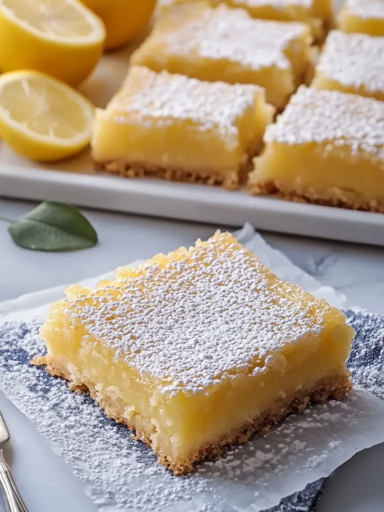 Delicious Two-Ingredient Lemon Bars You Can’t Resist 3 Two-Ingredient Lemon Bars
