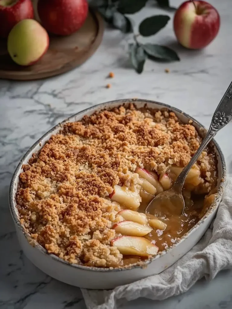 Salted Caramel Apple Crumble That'll Steal Your Heart 4 Salted Caramel Apple Crumble