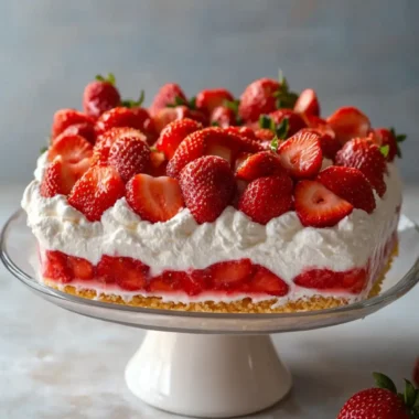 Delicious No-Bake Strawberry Delight for Easy Summer Treats