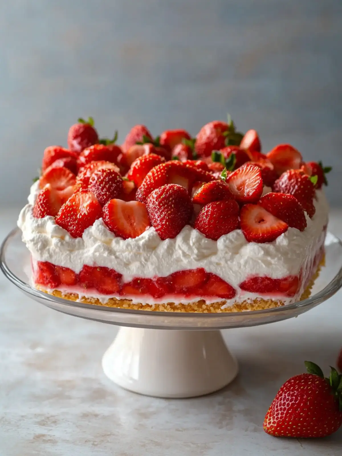 Delicious No-Bake Strawberry Delight for Easy Summer Treats 5 No-Bake Strawberry Delight