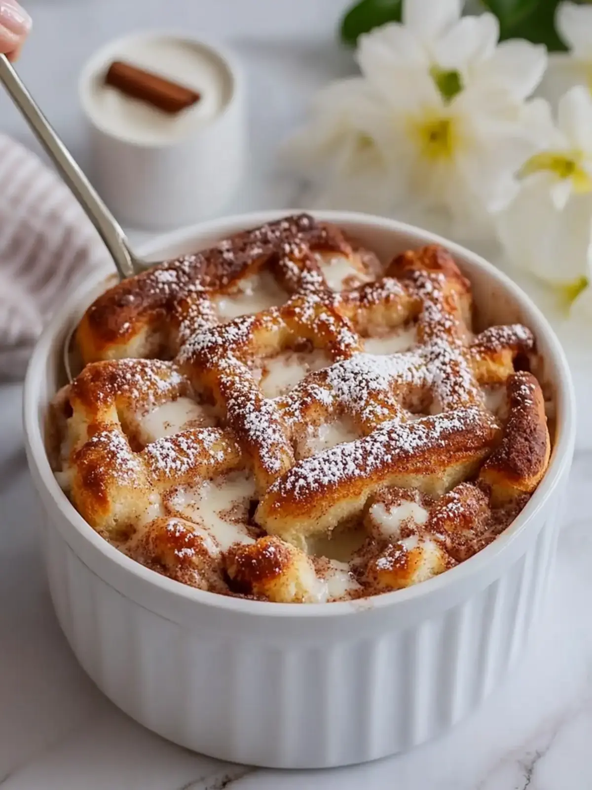 Indulge in Cinnamon Roll Bread Pudding for a Sweet Breakfast Treat 5 Cinnamon Roll Bread Pudding
