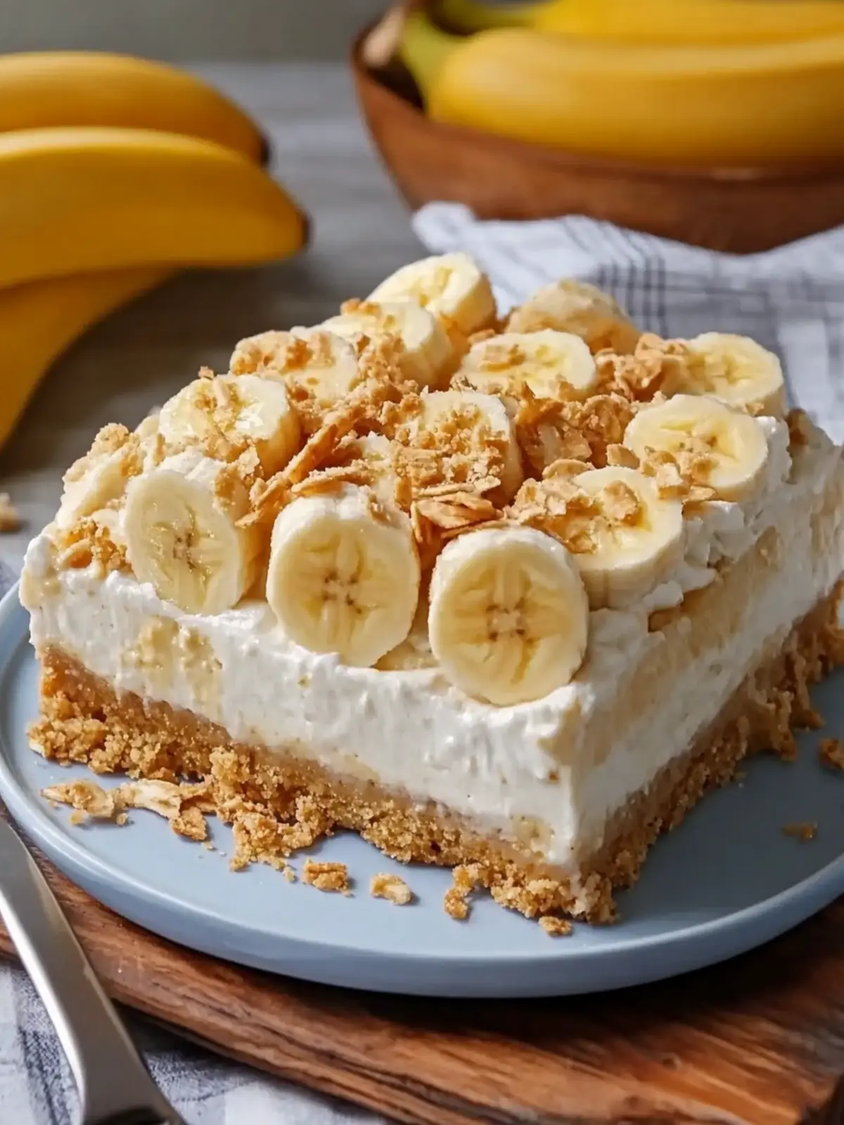 Scoopable Banana Pudding Cheesecake for Easy Indulgence 5 Scoopable Banana Pudding Cheesecake