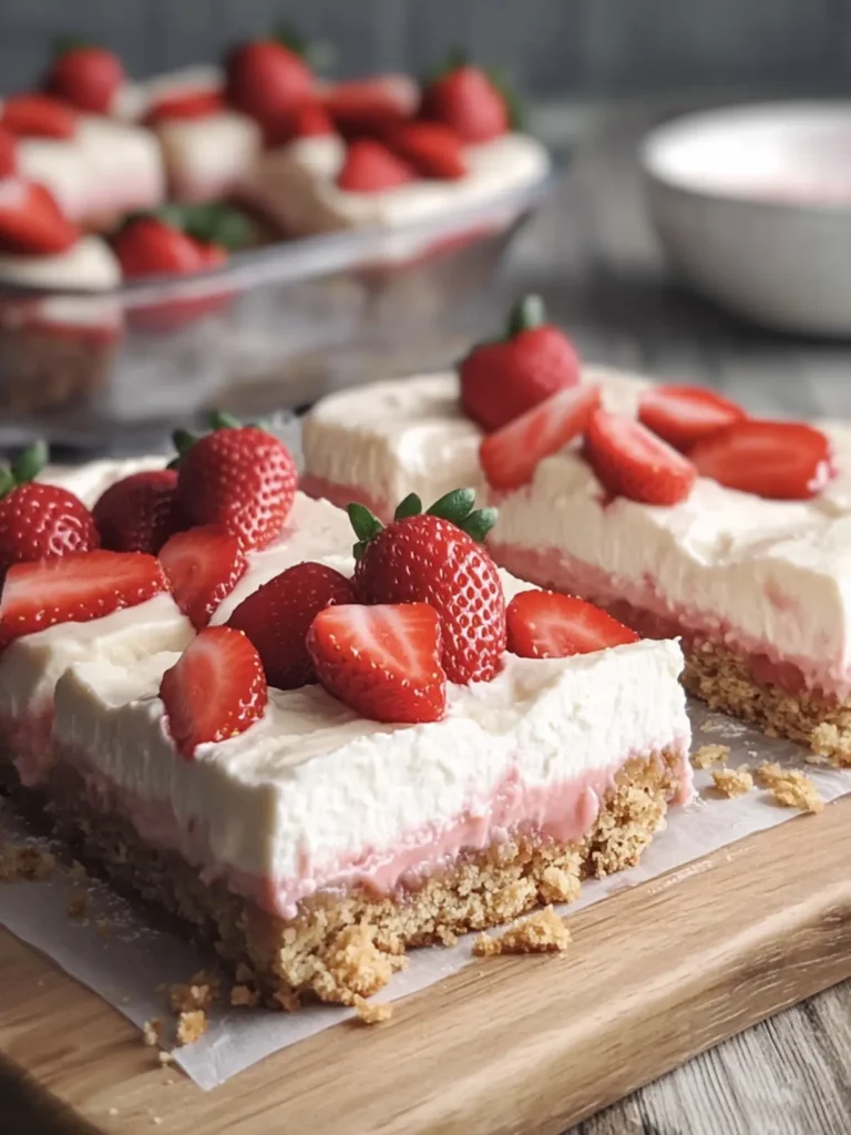 Mouthwatering Strawberry Cheesecake Bars You’ll Crave Always 3 Strawberry Cheesecake Bars