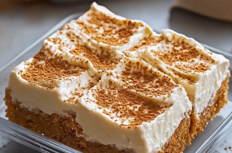 Velvety Pumpkin Spice Bars with Silky Cream Cheese Frosting